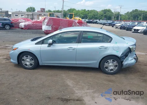 2012 Honda Civic Hybrid z USA, uszkodzony, nr VIN JHMFB4F20CS008837